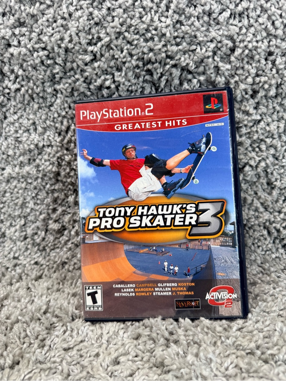 Tony Hawk's Pro Skater 3 (PlayStation 2) - Red/Blue